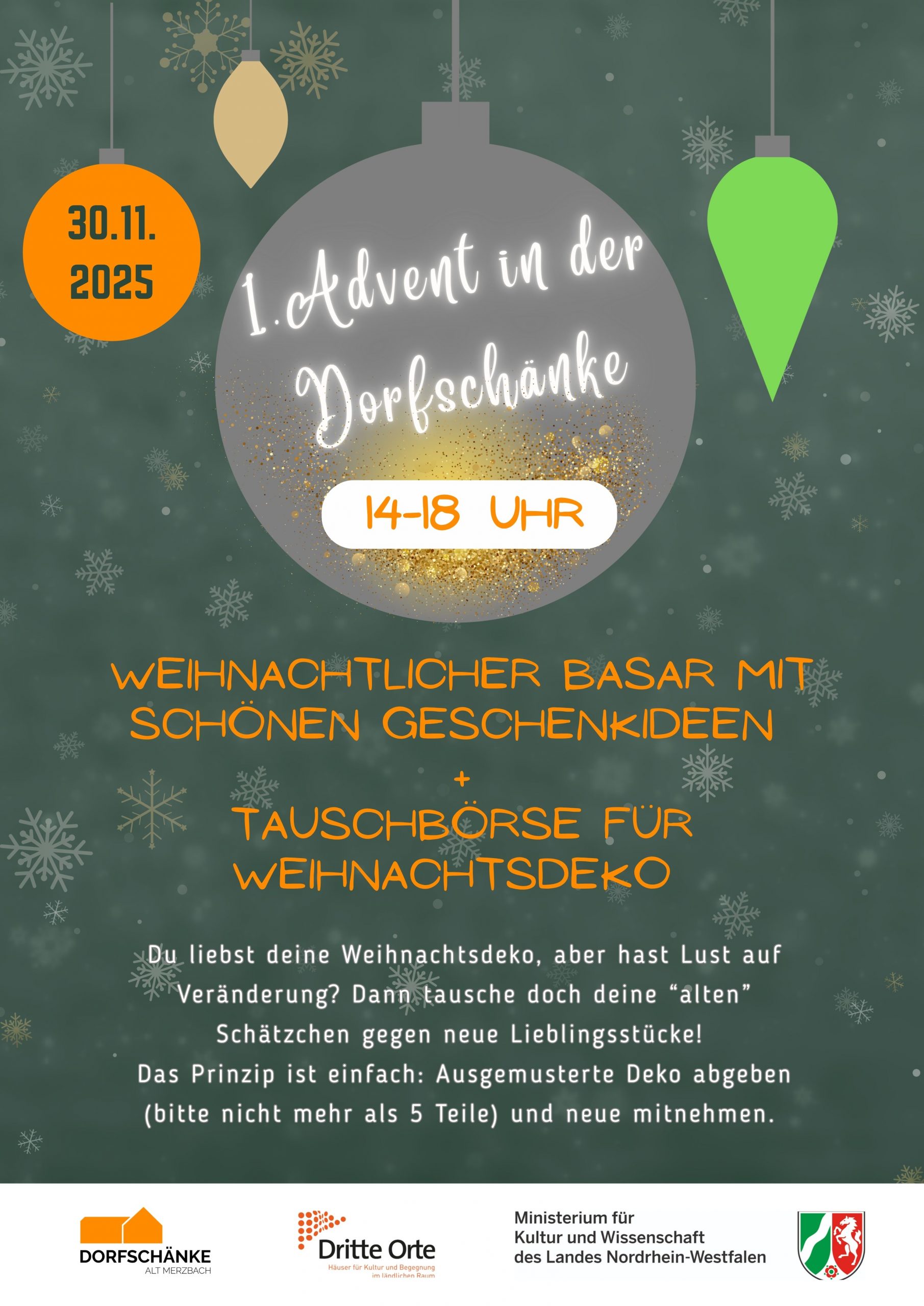 Adventsbasar und Dekotauschbörse