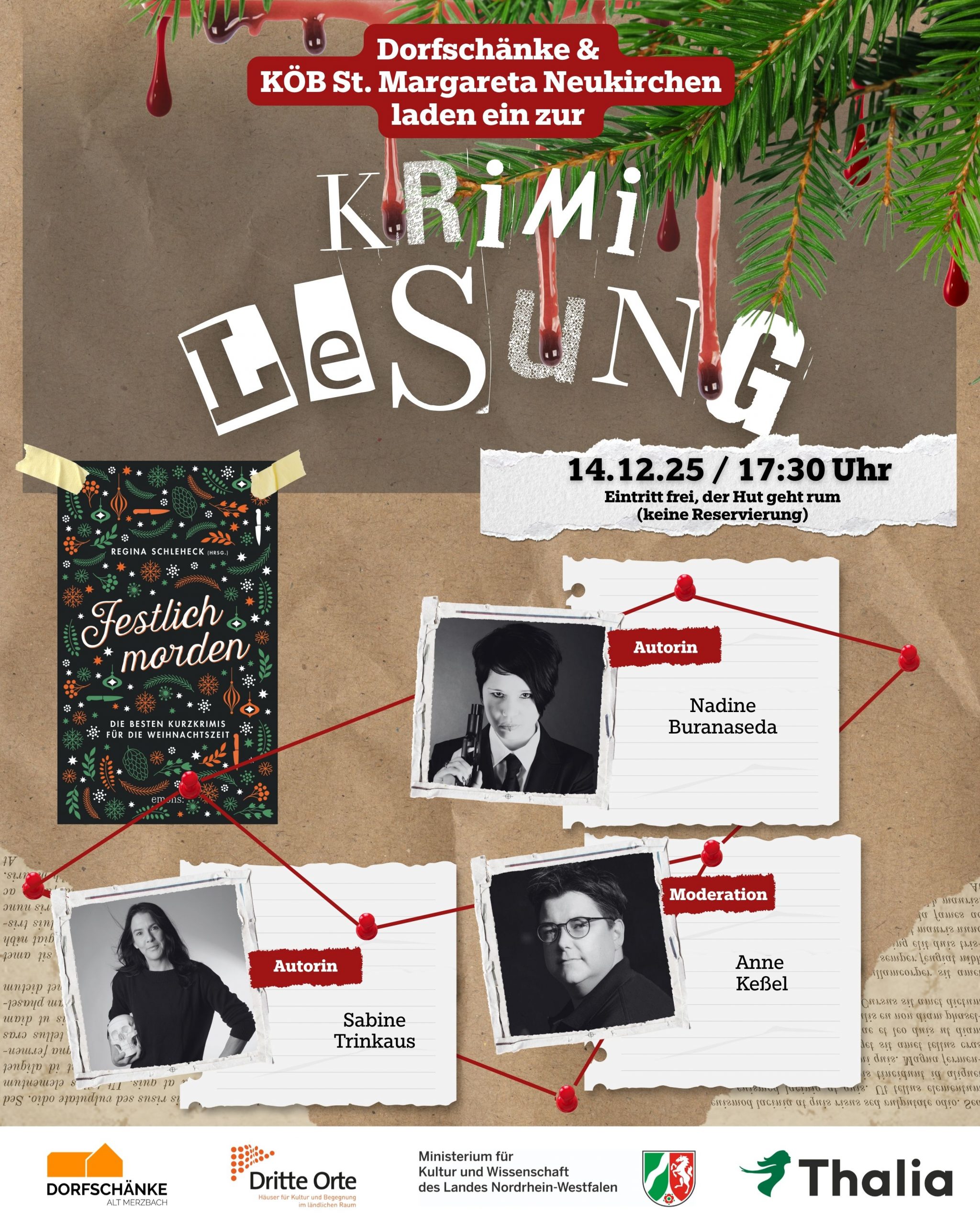 Thekenbetrieb - Krimilesung