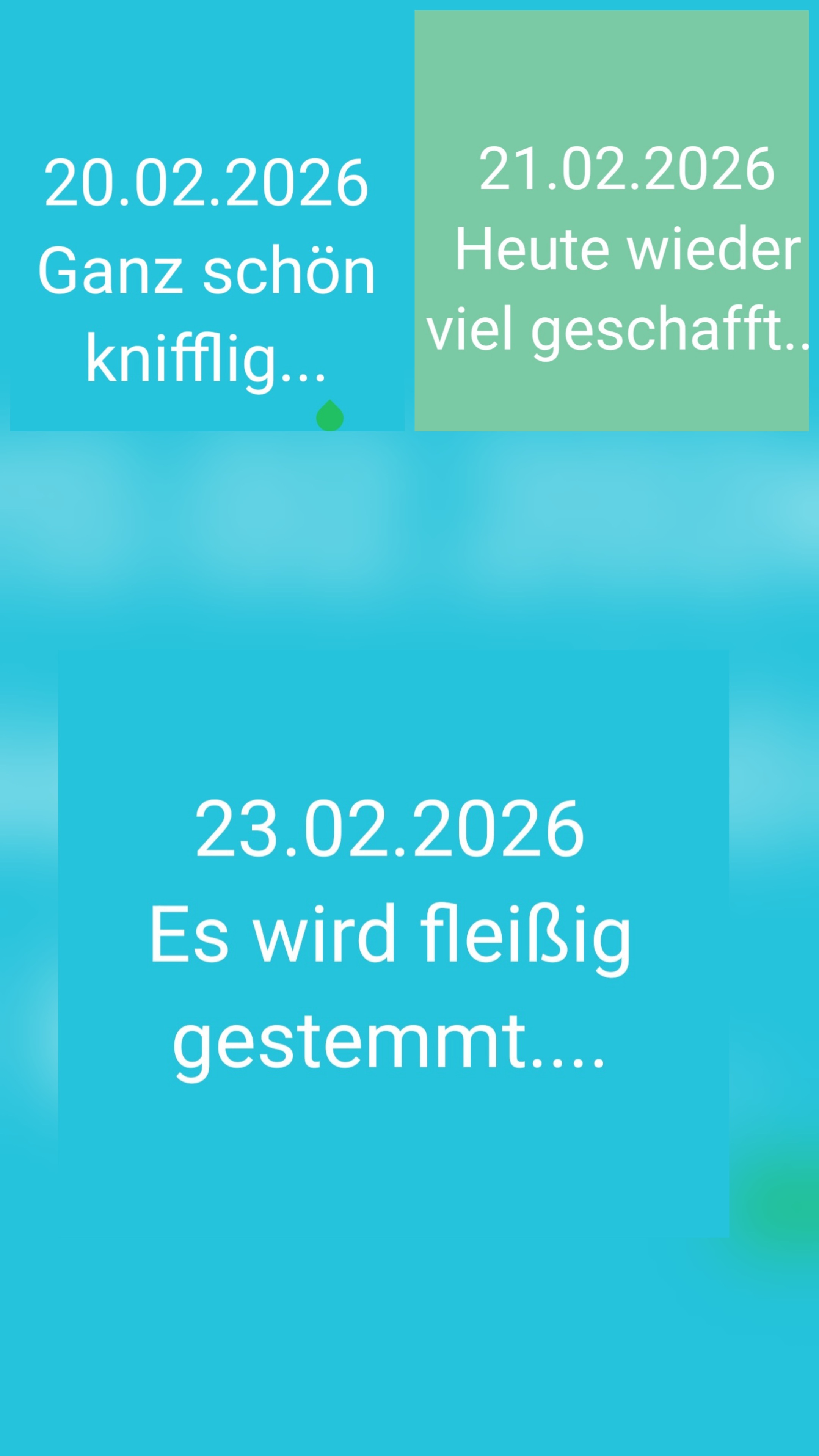 Es geht weiter..