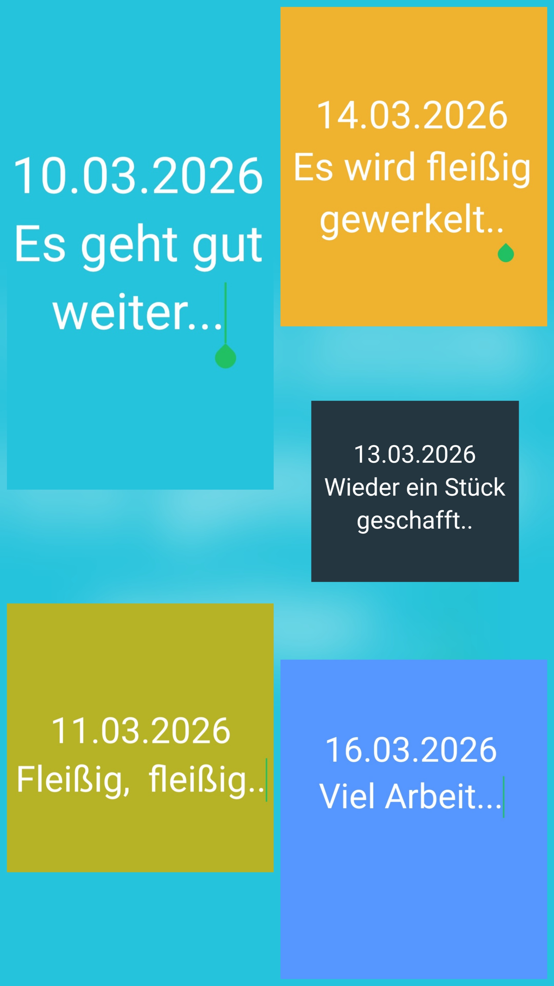 Es wird..